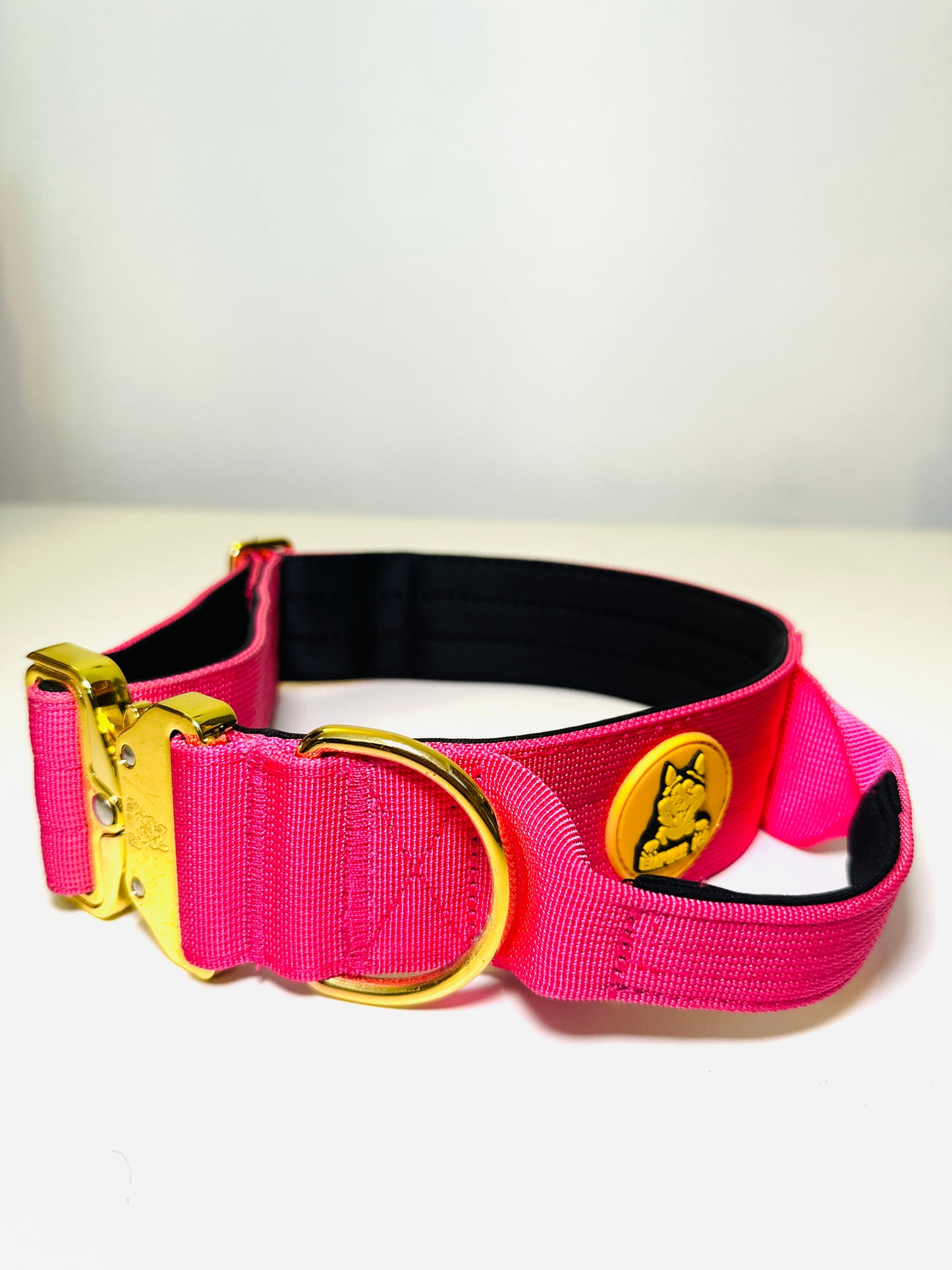 Pink Combat Collar 5cm