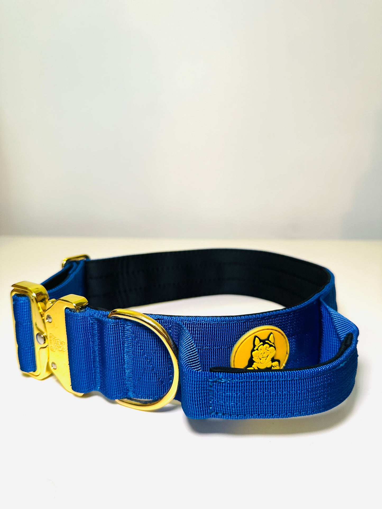 Blue Combat Collar 5cm