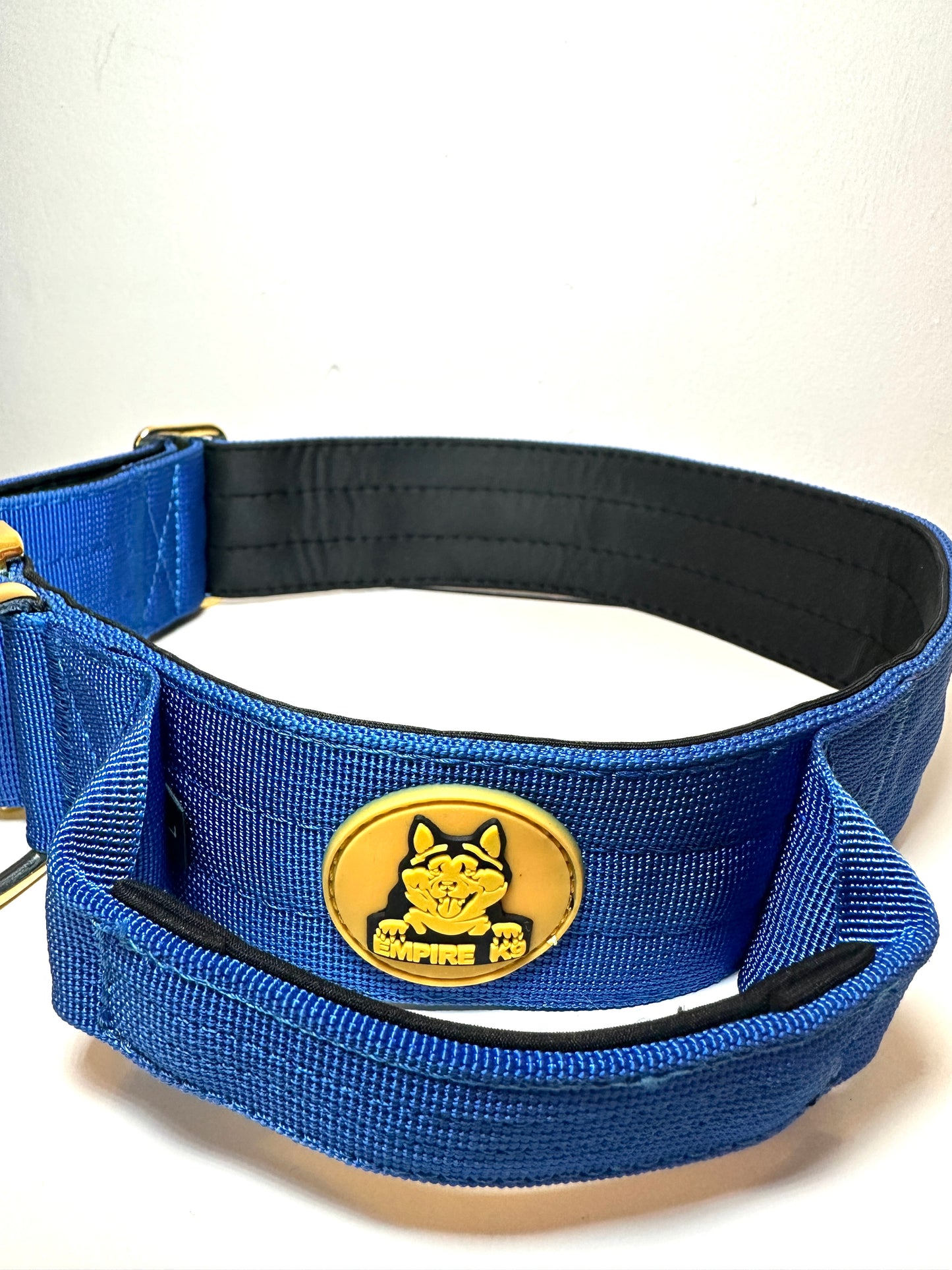 Blue Combat Collar 5cm