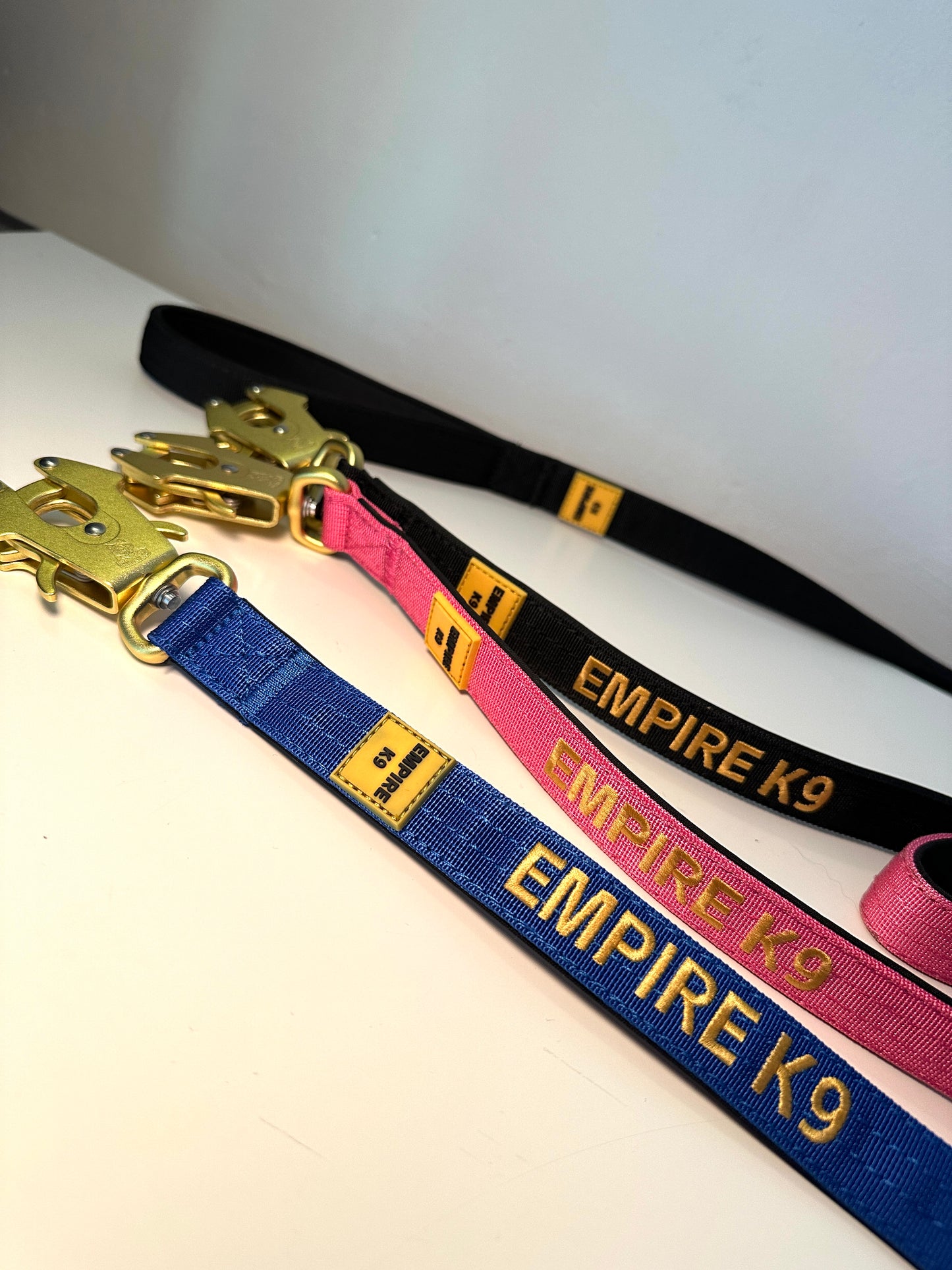 Dog Leash /W Gold Frog Clip