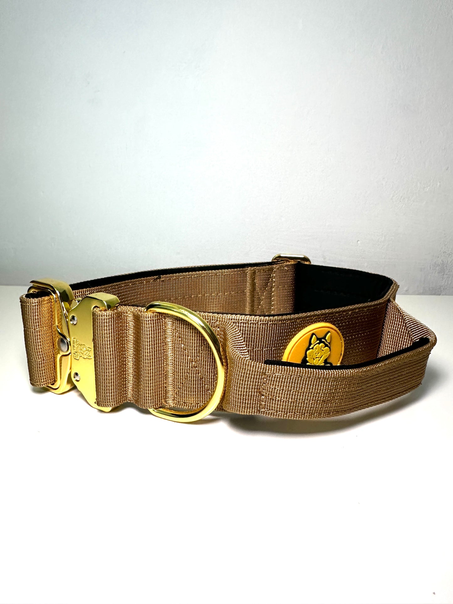 Tan Combat Collar 5cm