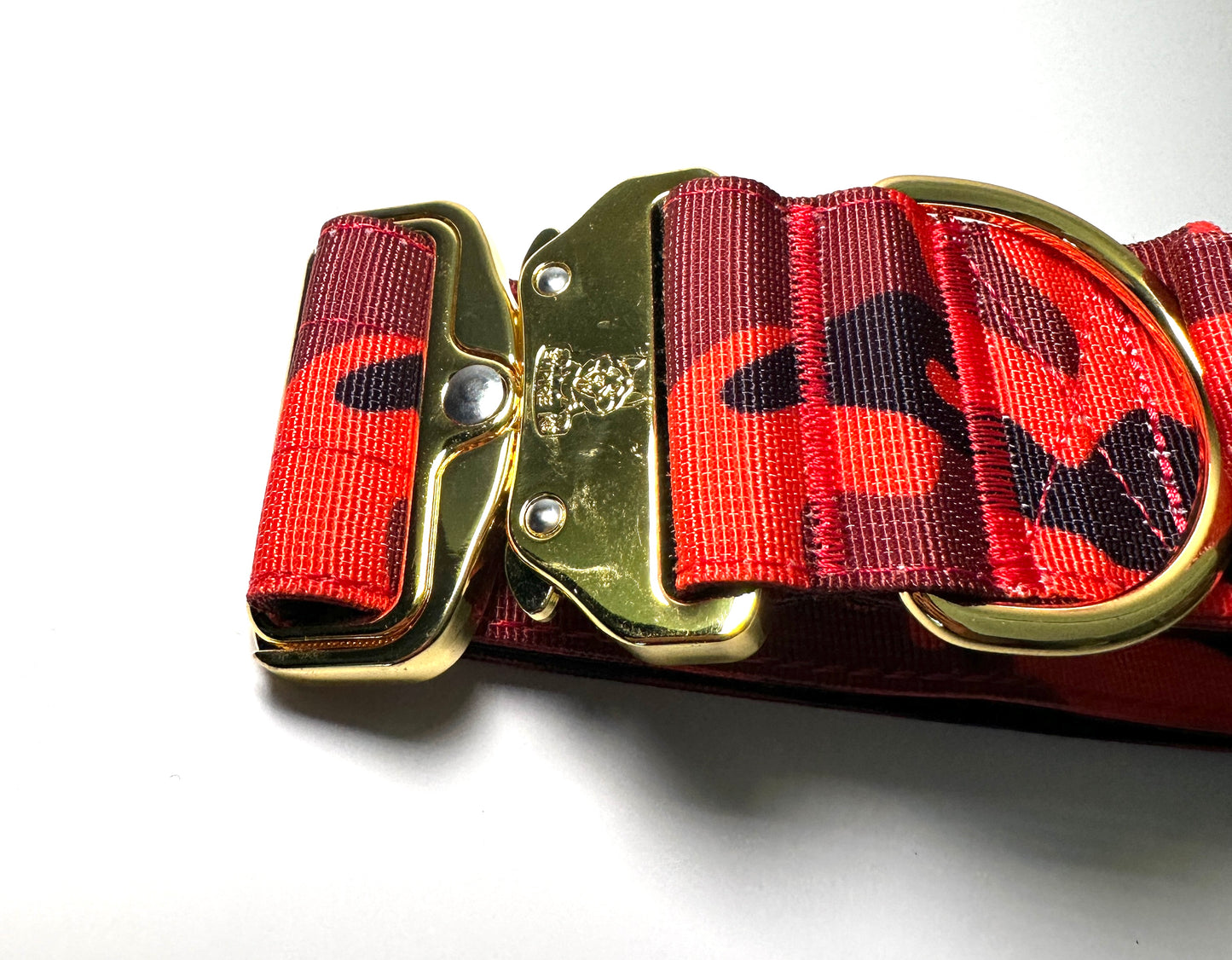 Red Camo Combat Collar