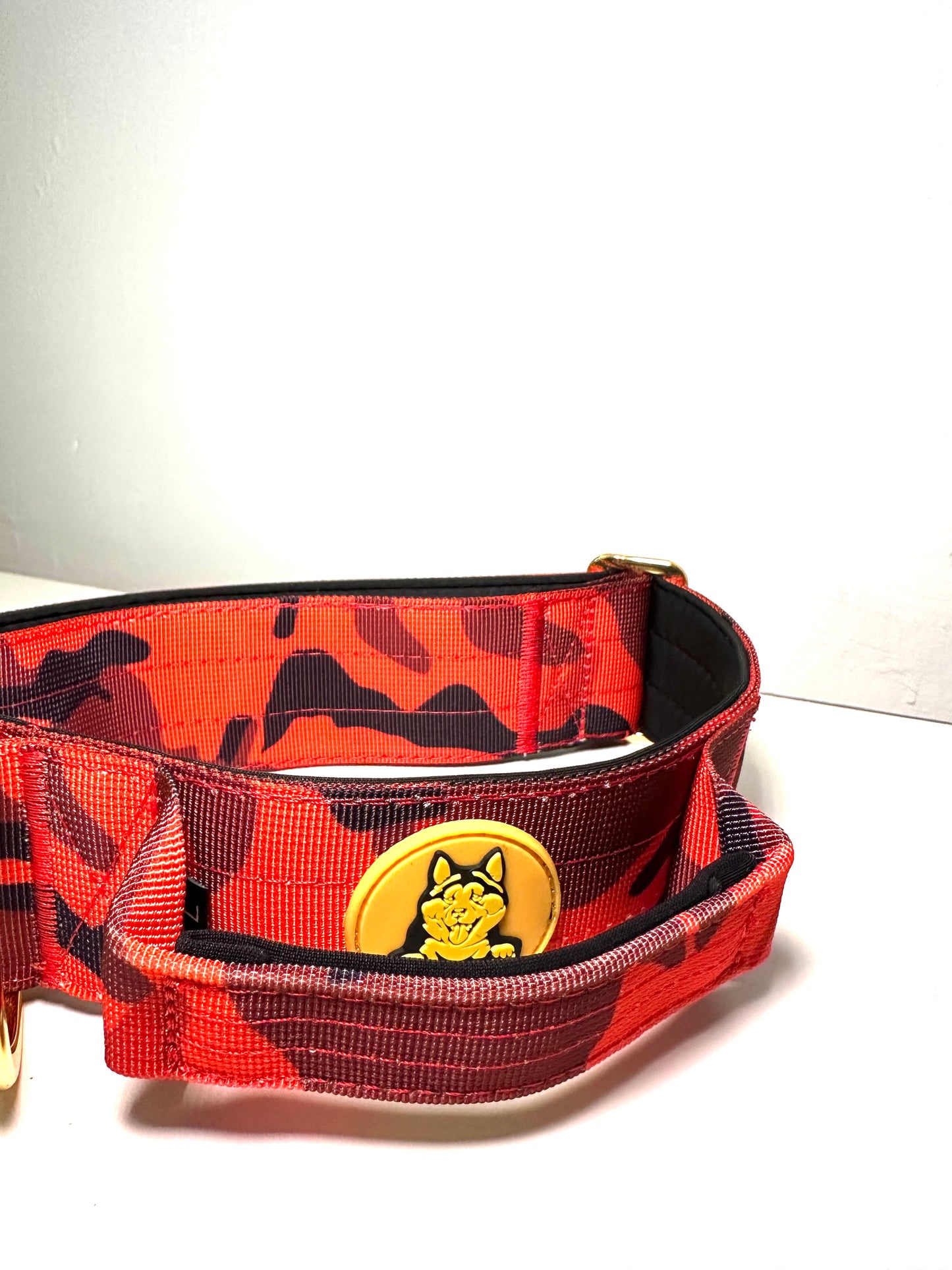 Red Camo Combat Collar