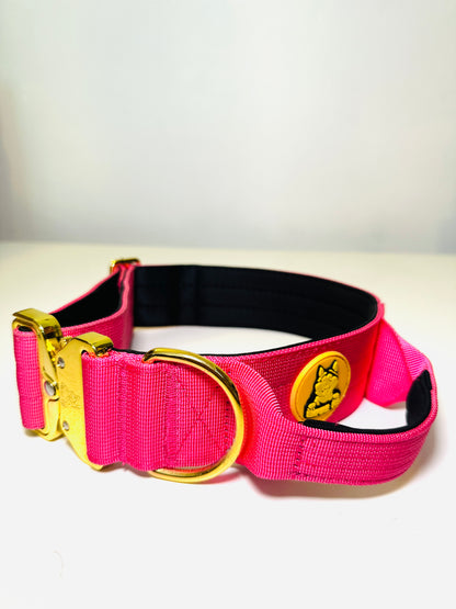 Pink Combat Collar 5cm
