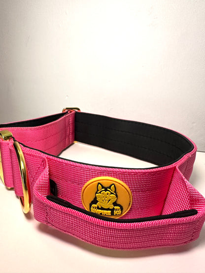 Pink Combat Collar 5cm