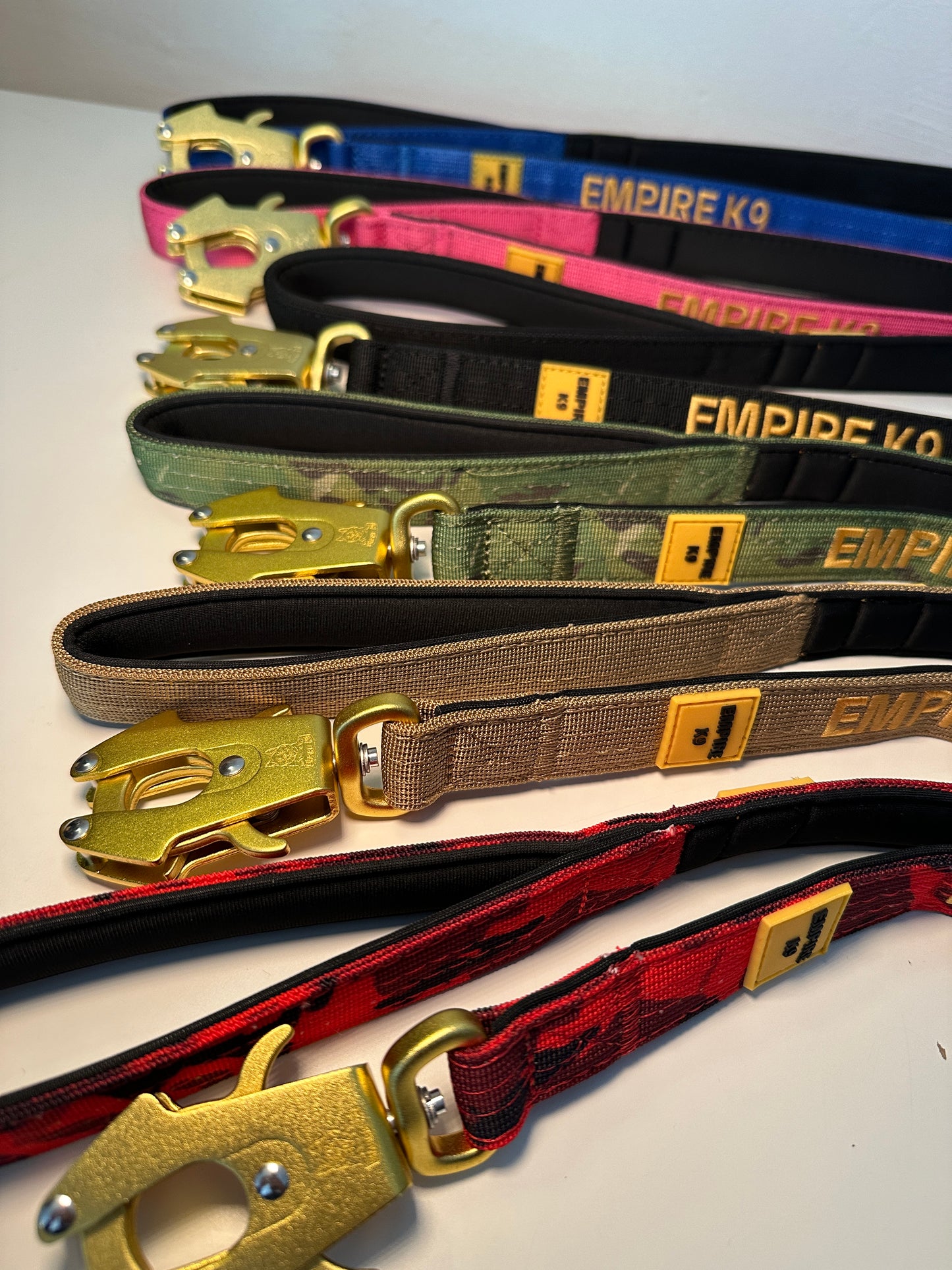 Dog Leash /W Gold Frog Clip