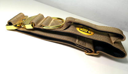 Tan Combat Collar 5cm